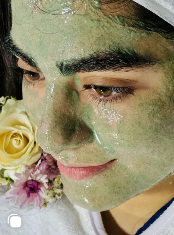 ماسک ساشهای چای سبز، جلبک دریایی و خاک رس فنی Fenyi مناسب پوست چرب و مستعد جوش